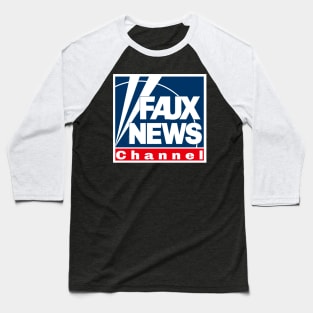 Faux News Baseball T-Shirt